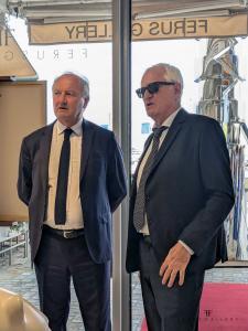 Jean-Pierre Dieterich et Didier Viltart à la Ferus Gallery de Saint-Jean-Cap-Ferrat