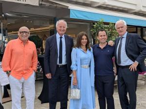 Participants at the Summer Party at the Port of Saint-Jean-Cap-Ferrat